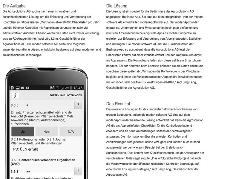 Case Study modan software ag