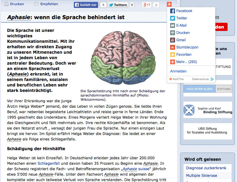 myhandicap | onlineartikel aphasie